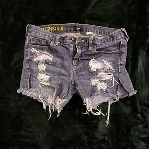 Ripped Jean shorts